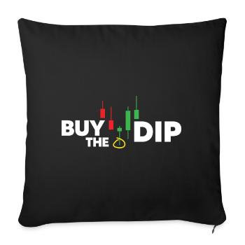 Buy the dip - Sofa pillowcase 17,3'' x 17,3'' (45 x 45 cm) - black - Front