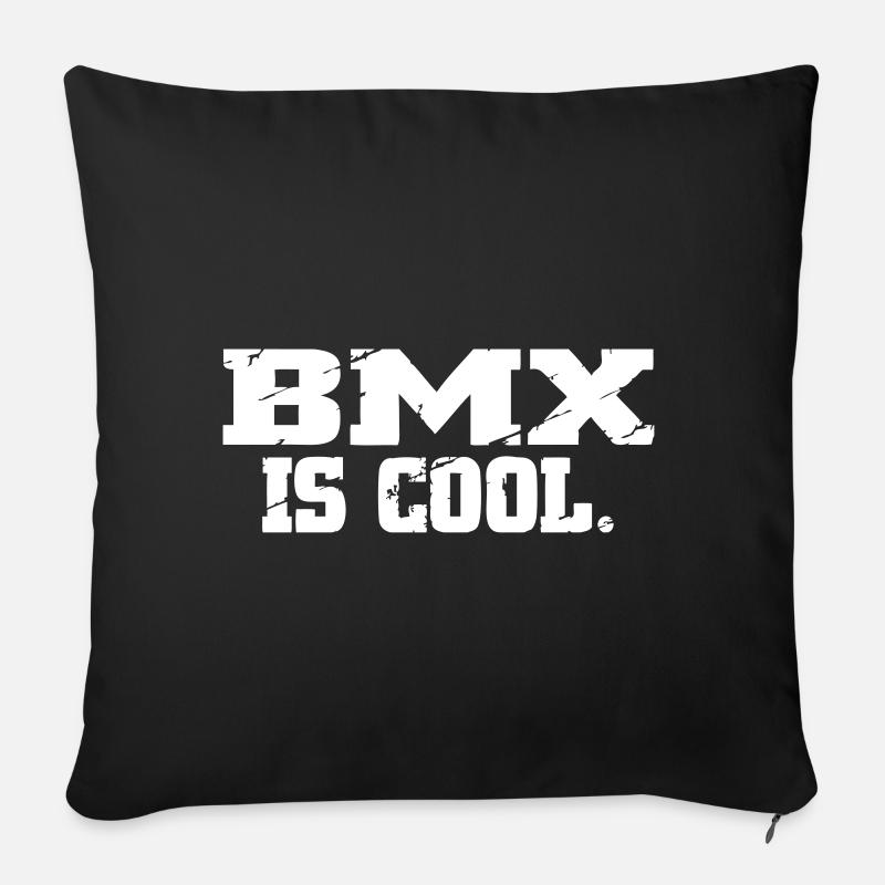BMX - Sofakissenbezug 45 x 45 cm - Schwarz