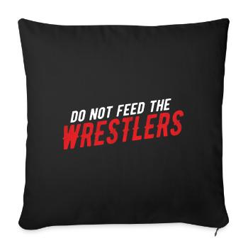 Grappling Martial Arts Wrestling - Sofakissenbezug 45 x 45 cm - Schwarz - Vorne