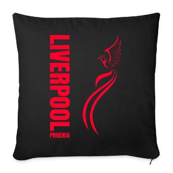 LIVERPOOL PHOENIX - Housse de coussin décorative 45 x 45 cm - noir - Devant