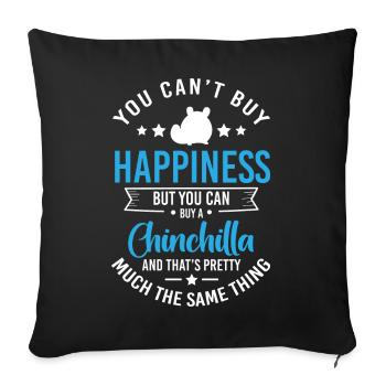 Rongeur Rongeur Refroidissement - Housse de coussin décorative 45 x 45 cm - noir - Devant