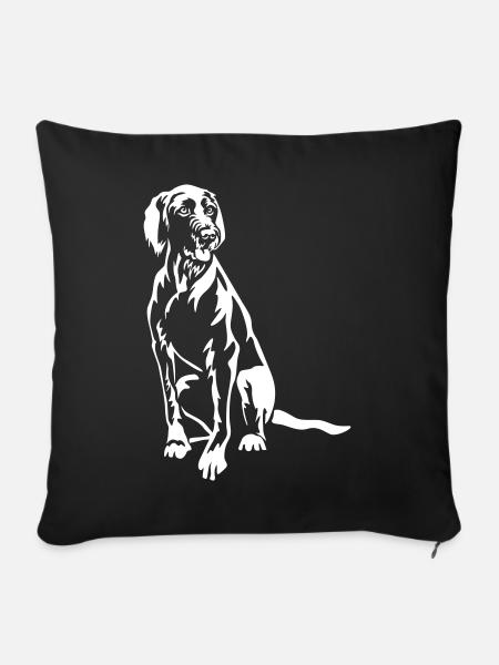 Magyar Vizsla "Black Edition" - Sofakissenbezug 45 x 45 cm - Schwarz