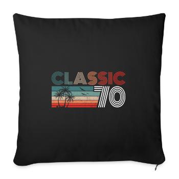 53 Year Old Birthday 2023 Classic 1970 53 Birthday - Sofakissenbezug 45 x 45 cm - Schwarz - Vorne