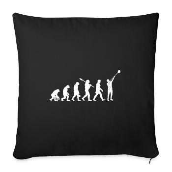 Glass Blowing Evolution Glassblowing Glass Artist - Sofa pillowcase 17,3'' x 17,3'' (45 x 45 cm) - black - Front
