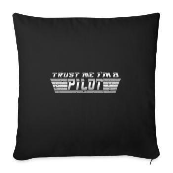 Drone Drones Drone Flight Drone Pilot - Sofa pillowcase 17,3'' x 17,3'' (45 x 45 cm) - black - Front
