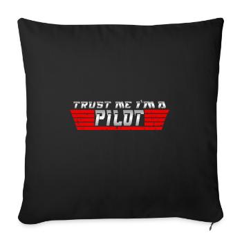 Drone Drones Drone Flight Drone Pilot - Sofa pillowcase 17,3'' x 17,3'' (45 x 45 cm) - black - Front