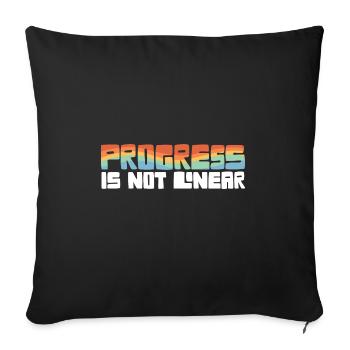 SPED Teacher Progress Is Not Linear Para ABA - Sofakissenbezug 45 x 45 cm - Schwarz - Vorne