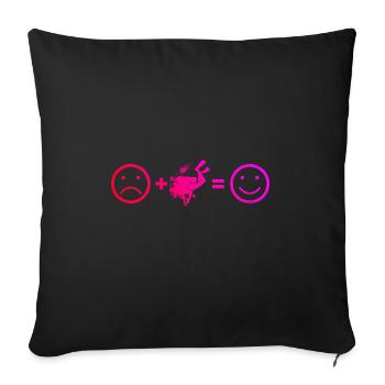Plongeur Libre Taucher Scuba Taucher Scuba Diver - Housse de coussin décorative 45 x 45 cm - noir - Devant