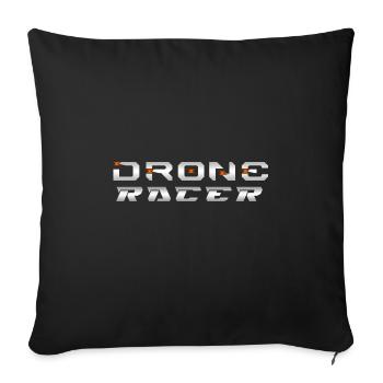 Drone Drones Drone Flight Drone Pilot - Sofa pillowcase 17,3'' x 17,3'' (45 x 45 cm) - black - Front