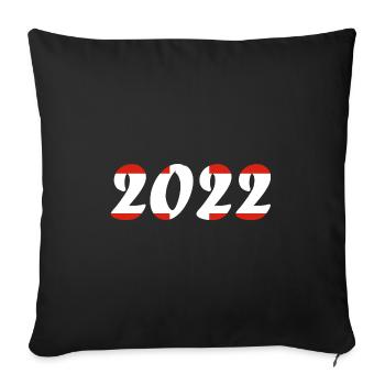 de l’équipe nationale suisse - Housse de coussin décorative 45 x 45 cm - noir - Devant
