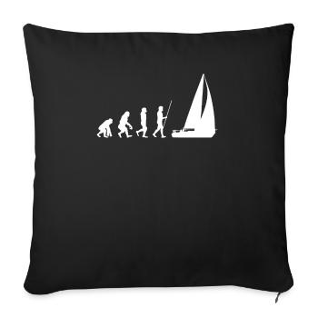Marins - Housse de coussin décorative 45 x 45 cm - noir - Devant
