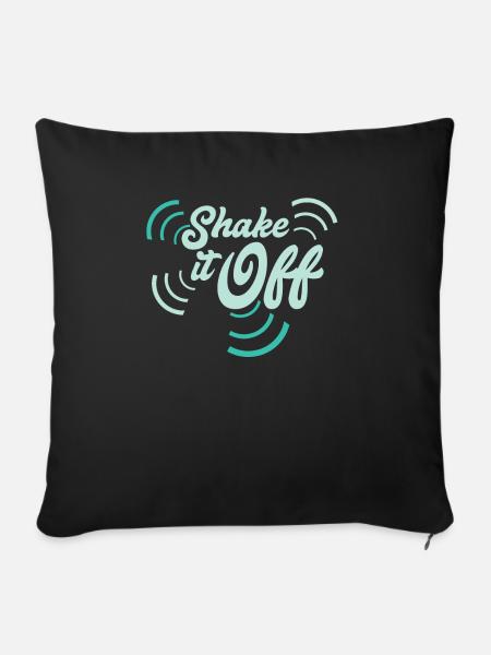 Shake It Off - Sofakissenbezug 45 x 45 cm - Schwarz