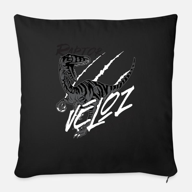 Cool Saurus - Sofakissenbezug 45 x 45 cm - Schwarz