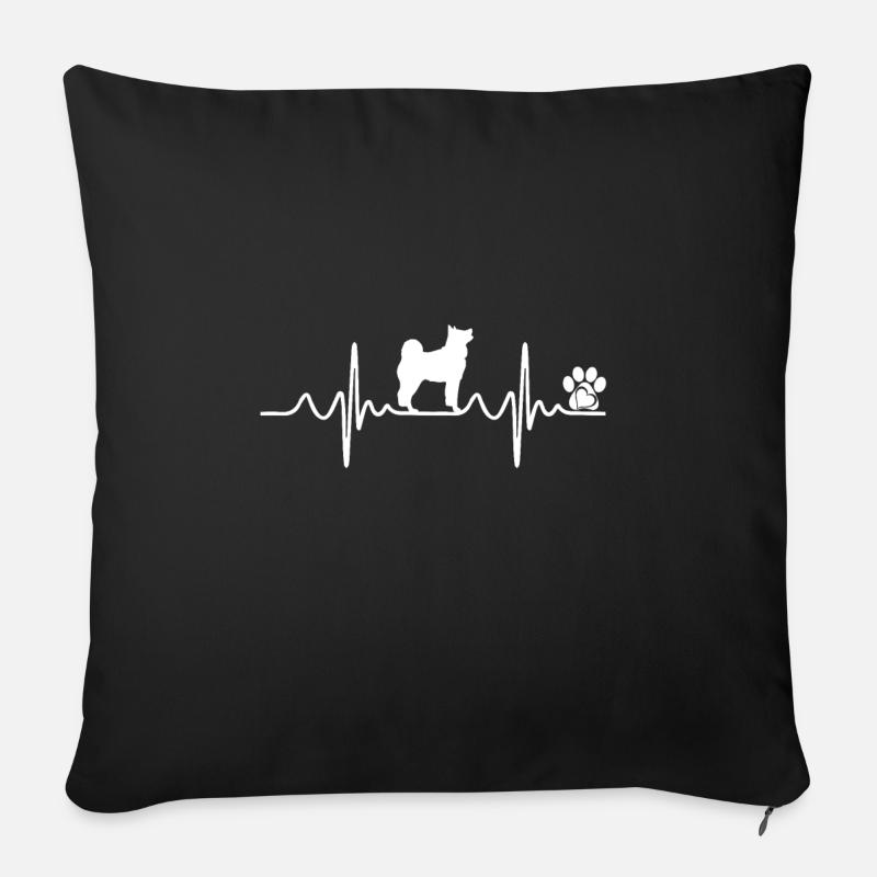 Husky - Sofakissenbezug 45 x 45 cm - Schwarz