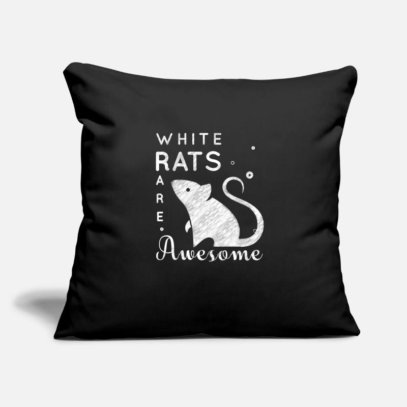 Souris blanches Housse de coussin décorative 45 x 45 cm