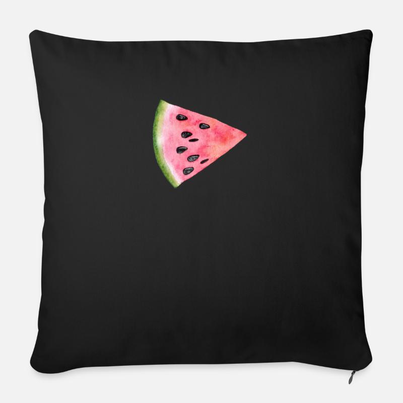 Melone - Sofakissenbezug 45 x 45 cm - Schwarz