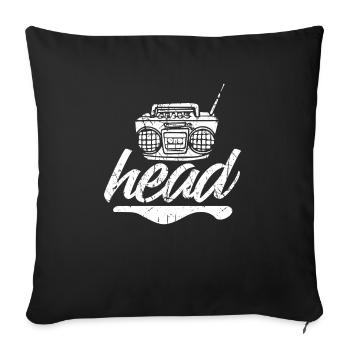 Radiohead - Housse de coussin décorative 45 x 45 cm - noir - Devant