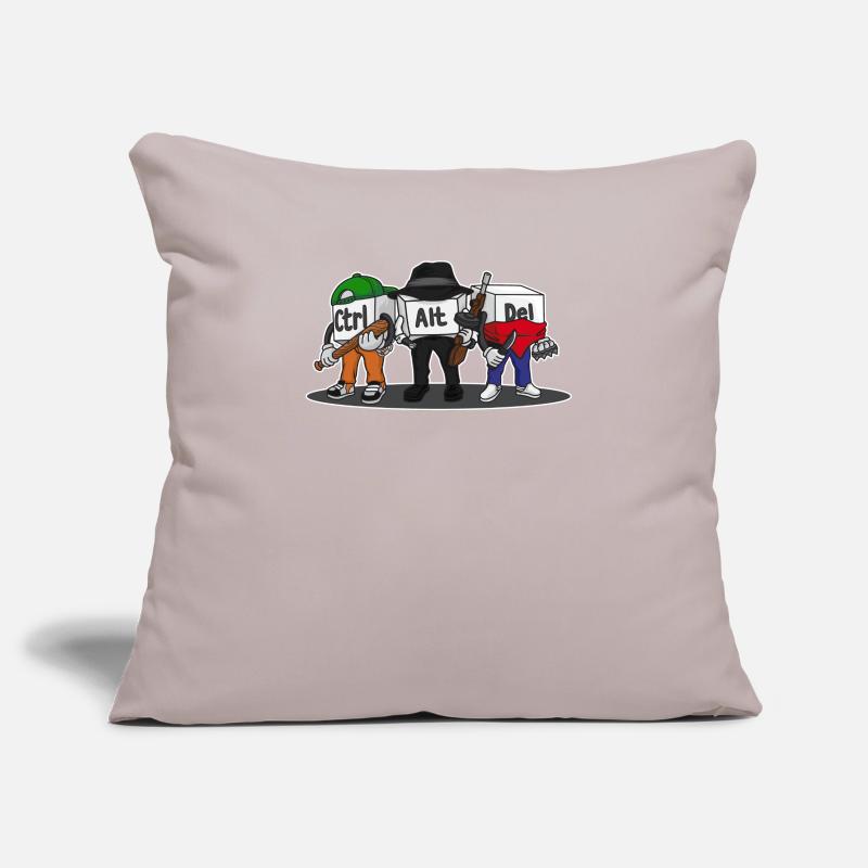 Ctrl Alt Del Computer Admin Nerd Geek Computer Scientist Sofa pillowcase 17,3'' x 17,3'' (45 x 45 cm)