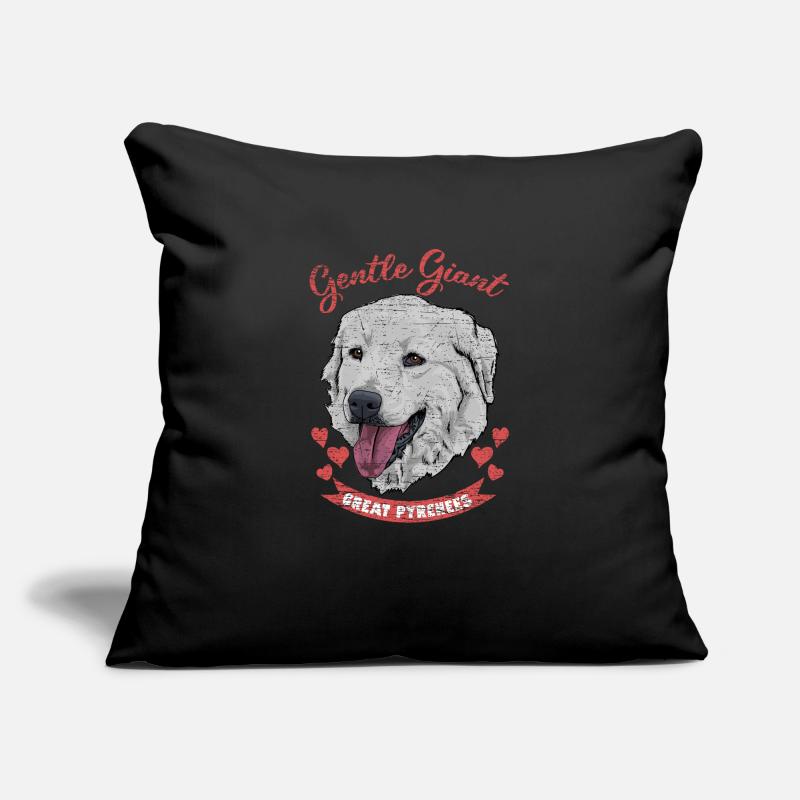 Pyrenean Mountain Dog Great Pyrenees Sofa pillowcase 17,3'' x 17,3'' (45 x 45 cm)
