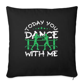 Boxing Boxer Martial Arts Boxing Glove Gift Idea - Sofa pillowcase 17,3'' x 17,3'' (45 x 45 cm) - black - Front