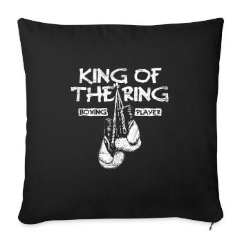 Boxing Boxer Martial Arts Boxing Glove Gift Idea - Sofa pillowcase 17,3'' x 17,3'' (45 x 45 cm) - black - Front