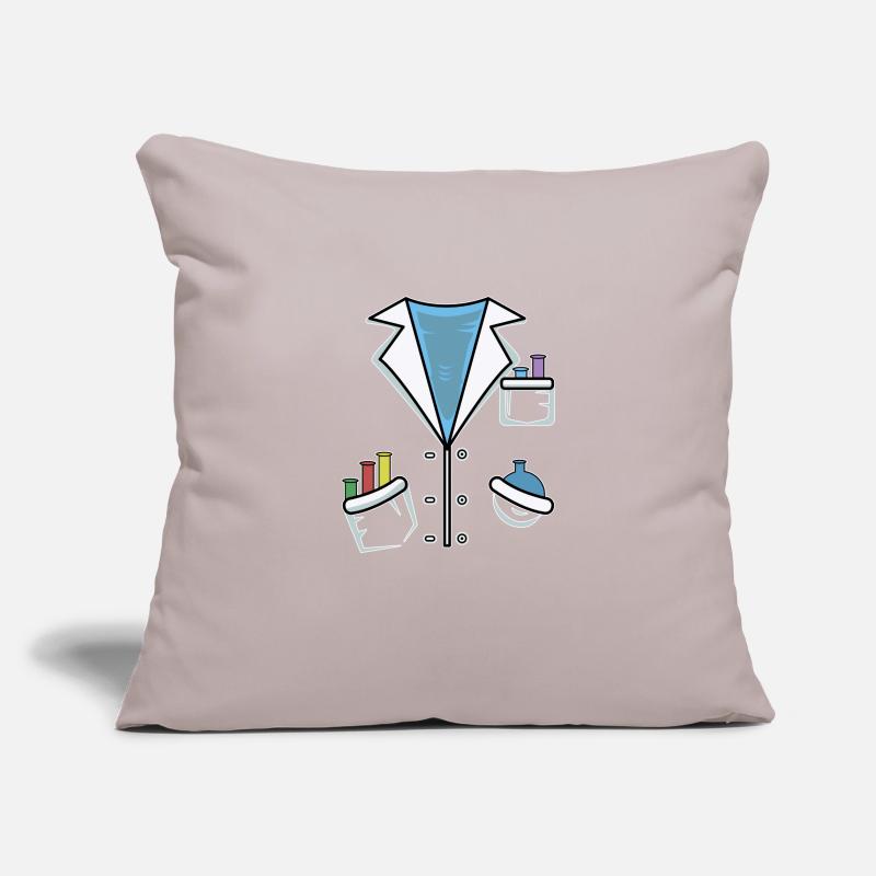 Lab coat smock chemist lab technician gift Sofa pillowcase 17,3'' x 17,3'' (45 x 45 cm)