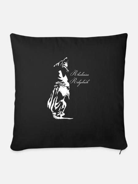 Rhodesian Ridgeback - Sofakissenbezug 45 x 45 cm - Schwarz