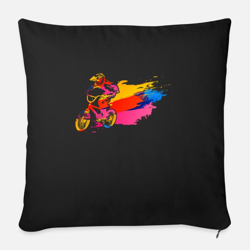 BMX - Sofakissenbezug 45 x 45 cm - Schwarz