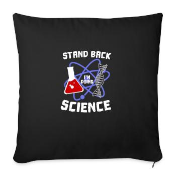 Atom - Sofa pillowcase 17,3'' x 17,3'' (45 x 45 cm) - black - Front