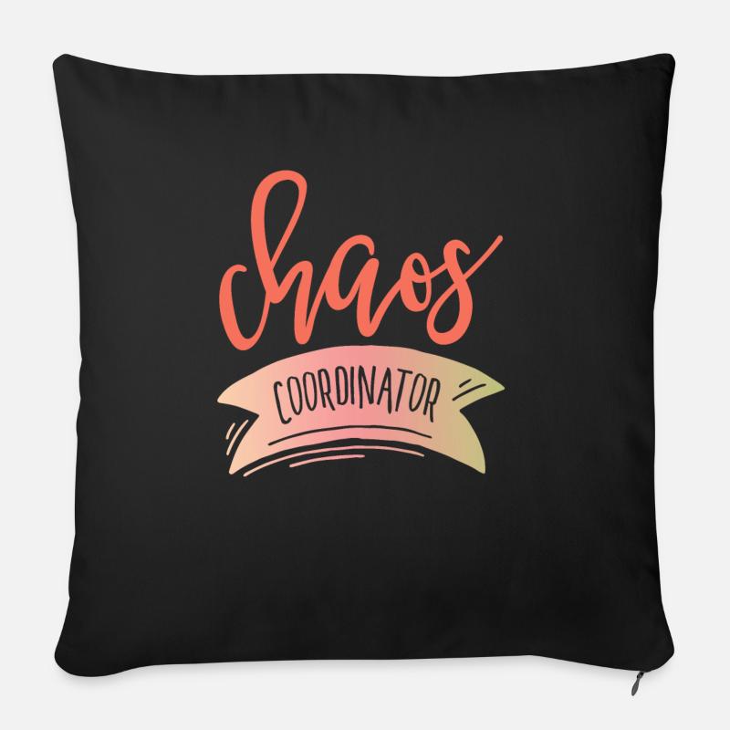 Chaos COORDINATOR - Sofakissenbezug 45 x 45 cm - Schwarz