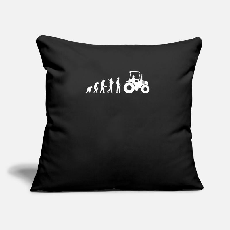 Bauern Landwirt Traktor Evolution Geschenkidee Sofakissenbezug 45 x 45 cm