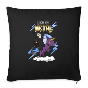 Death Metal - Housse de coussin décorative 45 x 45 cm - noir - Devant
