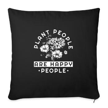 jardinier - Housse de coussin décorative 45 x 45 cm - noir - Devant