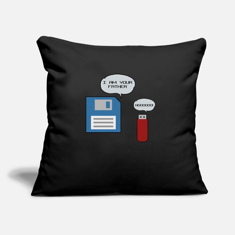 Floppy Disk USB Stick Floppy Disk Computer Nerd Sofa pillowcase 17,3'' x 17,3'' (45 x 45 cm)