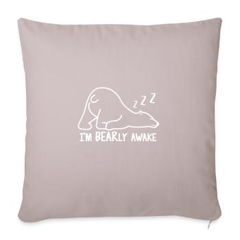 porter - Housse de coussin décorative 45 x 45 cm - taupe clair - Devant