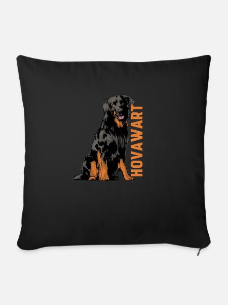 Hovawart - Sofakissenbezug 45 x 45 cm - Schwarz