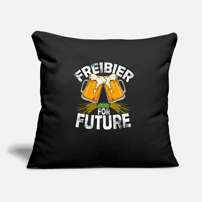 Fridays for Future Parodie / Freibier for future Sofakissenbezug 45 x 45 cm