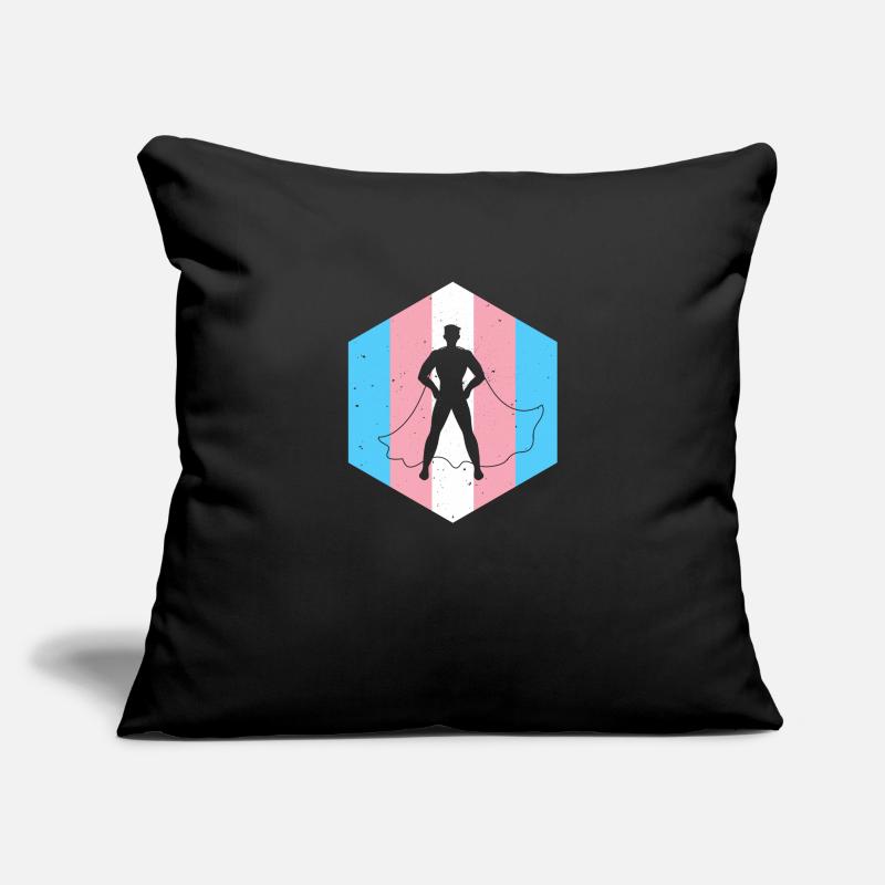 Transgender Transmann Transfrau Trans Geschenk Sofakissenbezug 45 x 45 cm