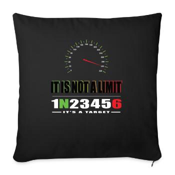 Motorcycle Street Motorcycle Superbike Gift - Sofa pillowcase 17,3'' x 17,3'' (45 x 45 cm) - black - Front