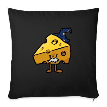 Cheese Wiz Cheese Wiz - Sofakissenbezug 45 x 45 cm - Schwarz - Vorne