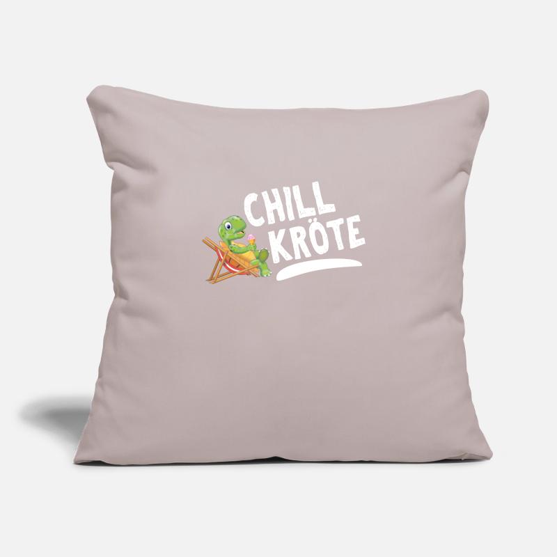 Chill Toad Funny summer holiday turtle Sofa pillowcase 17,3'' x 17,3'' (45 x 45 cm)