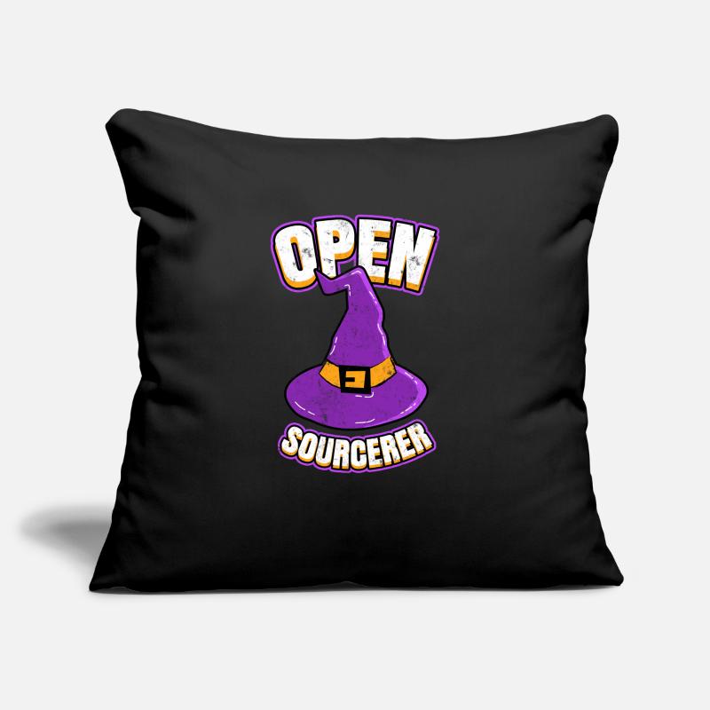 Programmeurs open source Hacker Housse de coussin décorative 45 x 45 cm