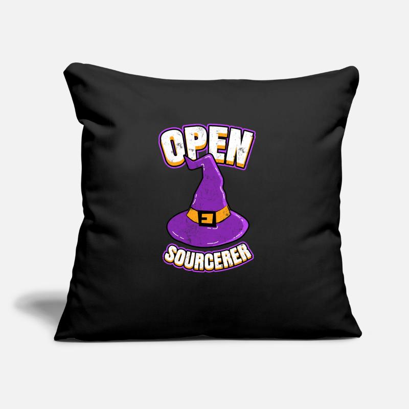 Programmeurs open source Hacker Housse de coussin décorative 45 x 45 cm