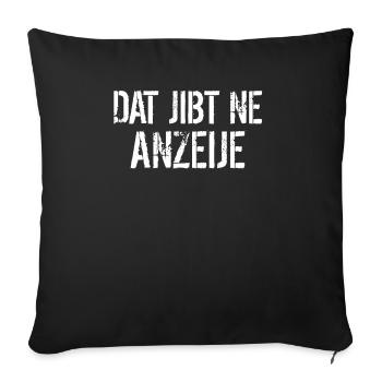 Ritter Spruch Familie Anzeige Geschenk Lustig Witz - Sofakissenbezug 45 x 45 cm - Schwarz - Vorne