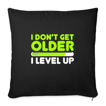 Gamer - Housse de coussin décorative 45 x 45 cm - noir - Devant