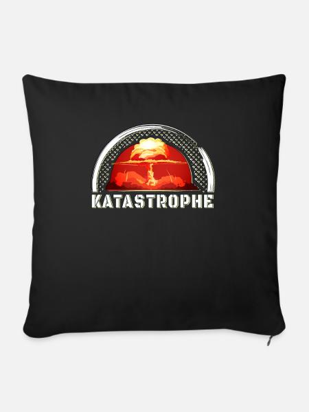 Katastrophe, Atombombe, Explosion Geschenkidee - Sofakissenbezug 45 x 45 cm - Schwarz
