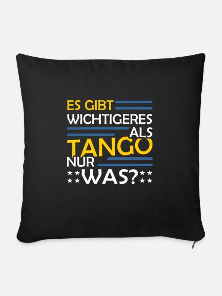 Tango - Sofakissenbezug 45 x 45 cm - Schwarz