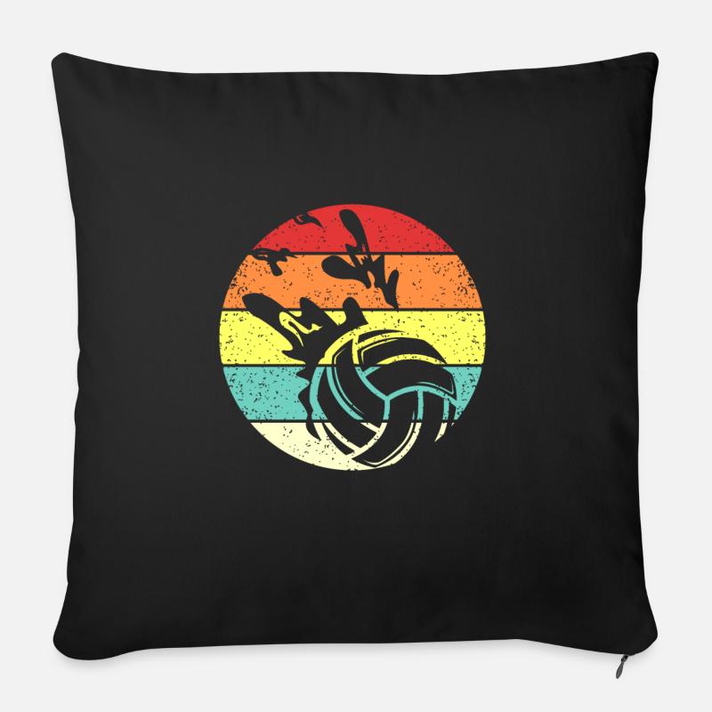 Wasserball - Sofakissenbezug 45 x 45 cm - Schwarz