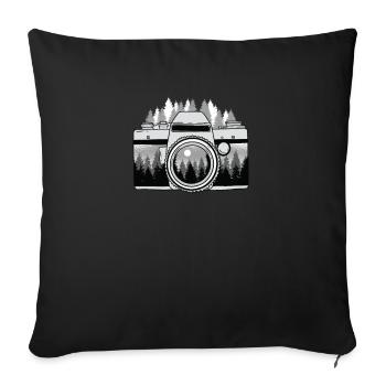 Photographer Camera Landscape Photographer Gift - Sofa pillowcase 17,3'' x 17,3'' (45 x 45 cm) - black - Front