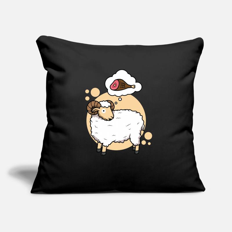 Carnivorous sheep Sofa pillowcase 17,3'' x 17,3'' (45 x 45 cm)
